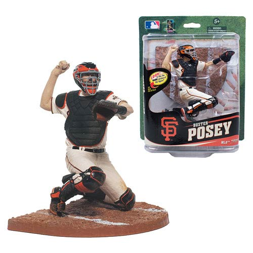 Buster Posey San Francisco Giants MLB Sportzies Collectible Figure, 2.5 Tall by Maccabi Art