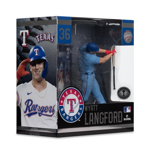 MLB SportsPicks Texas Rangers Wyatt Langford 7-Inch Posed Figure