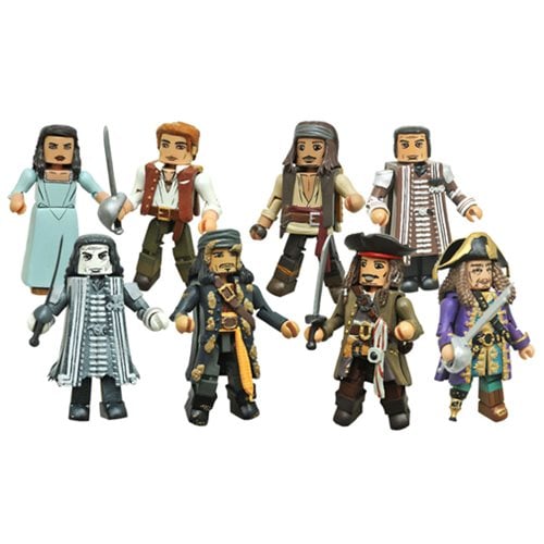 Pirates of the Caribbean Minimates Dead Men Tell No Tales Jack Sparrow & Barbosa 