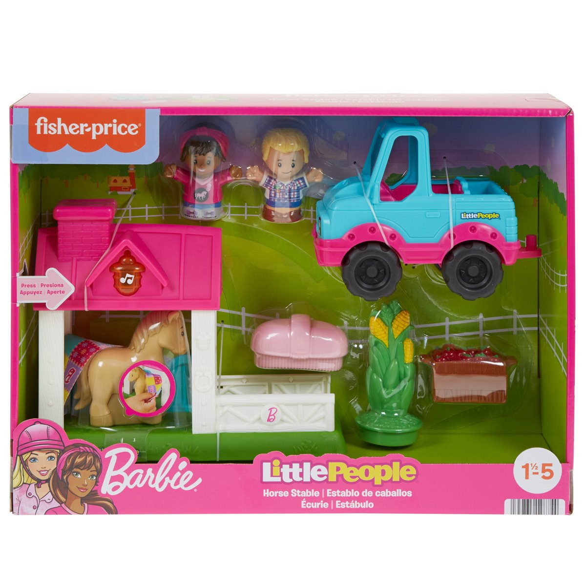 Barbie Family com Cavalo - Mattel - WMB Store