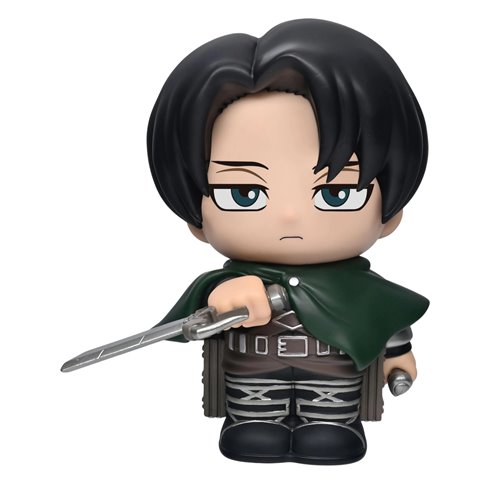 Attack on Titan Levi Ackerman with Sword PVC Figural Bank