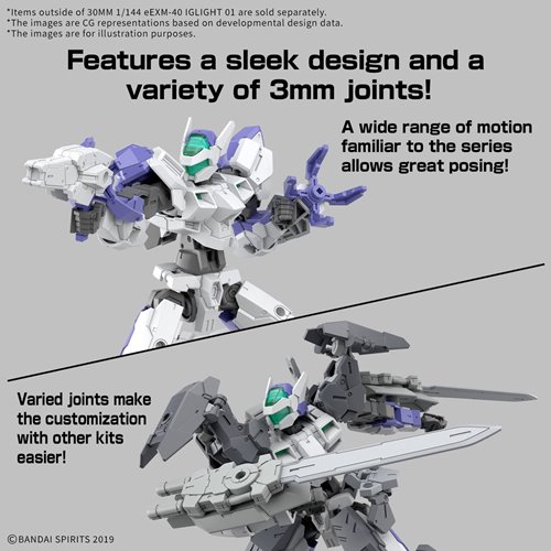 30 Minutes Missions eEXM-40 Iglight 01 1:144 Scale Model Kit