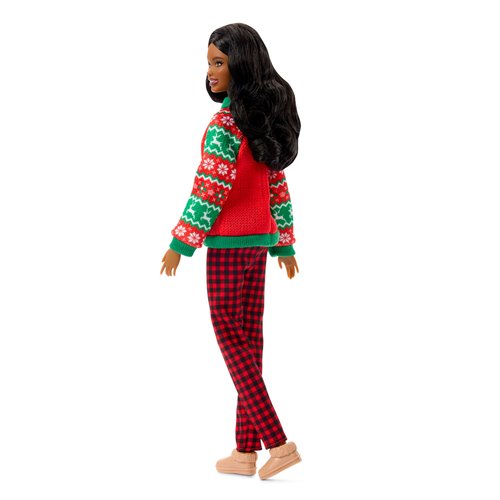 Barbie Ugly Sweater Doll with Brown Hair