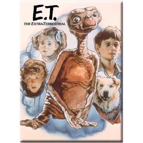 E.T. the Extra Terrestrial Poster Flat Magnet