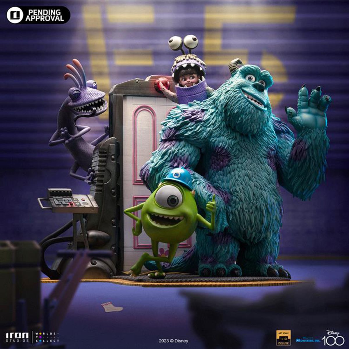 Monsters, Inc. 1:10 Scale Statue by Iron Studios