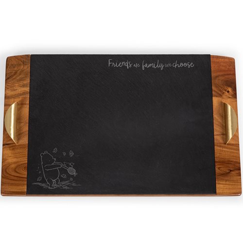 Winnie the Pooh Covina Acacia and Slate Black with Gold Accents Serving Tray