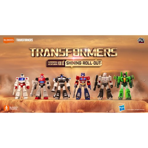 Transformers Shining Version 01 Shining Roll Out Blokees Mini Model Kit Case of 6