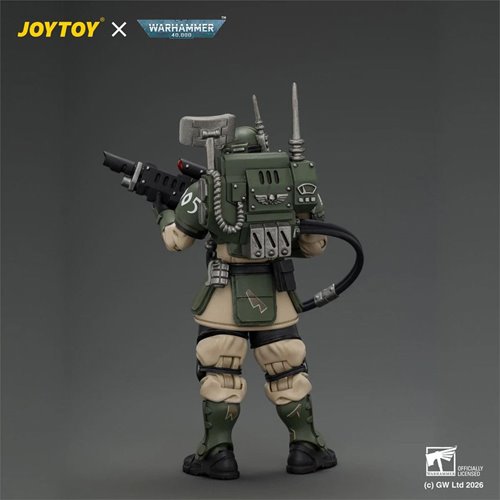 Joy Toy Warhammer 40,000 Astra Militarum Kasrkin 3 with Hot-Shot Lasgun Action Figure