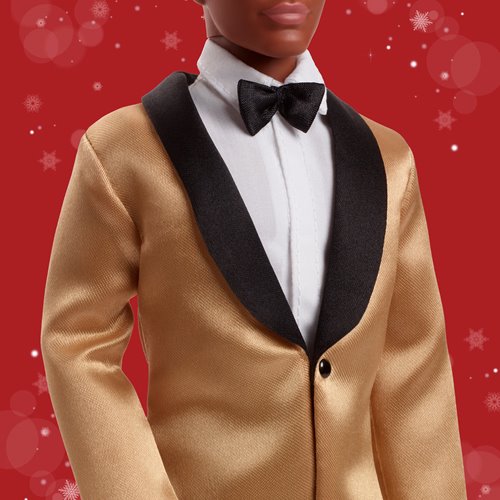 Barbie 2025 Holiday Ken Doll with Dark Brown Hair