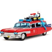 Ghostbusters Ecto-1 Transformers Mashup 1:24 Scale Die-Cast Metal Vehicle