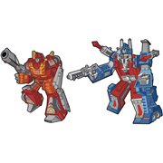 Transformers the Movie 35th Anniversary Hotrod and Ultra Magnus Retro Pin Set - Convention Exclusive, Not Mint