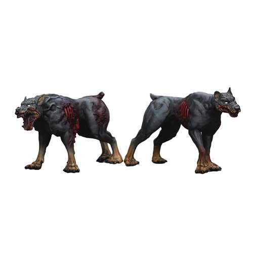 Joy Toy Dark Source Zombie Dog 1:25 Scale Action Figure 2-Pack