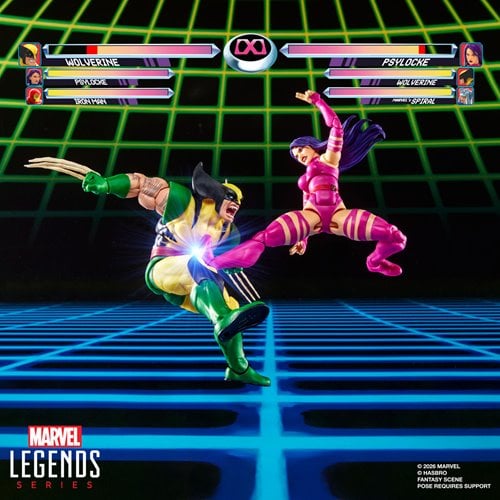 X-Men Marvel Legends Series Wolverine vs Psylocke 6-Inch Action Figures