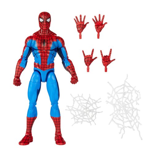 Spider-Man Retro Marvel Legends Cel Shaded Spider-Man 6-Inch Action Figure