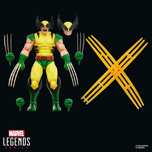 X-Men Marvel Legends Series Wolverine vs Psylocke 6-Inch Action Figures