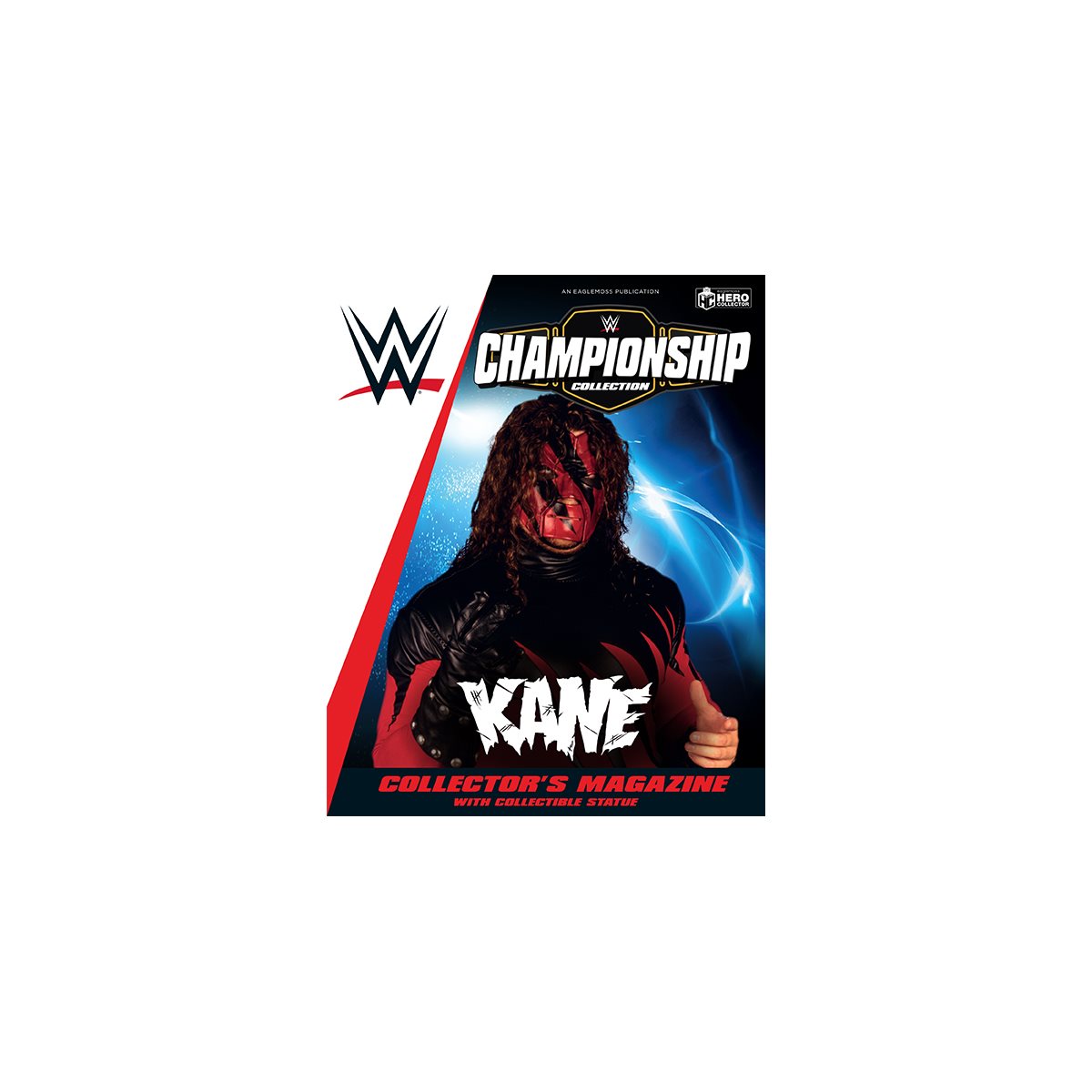Wwe championship Collection KANE Figure With Collectors Magazine 