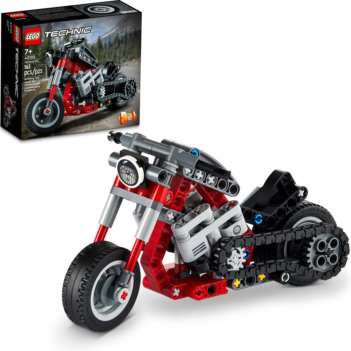 42132 - Motorcycle : My first Technic build since childhood :) :  r/legotechnic