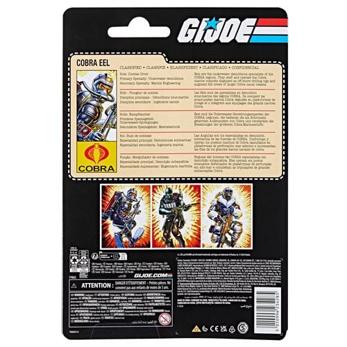 G.I. Joe Classified Series Retro Cardback Cobra Eel 6-Inch Action Figure