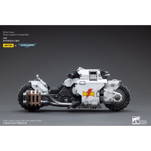 Joy Toy Warhammer 40,000 White Scars Raider-pattern Combat Bike 1:18 Scale Vehicle