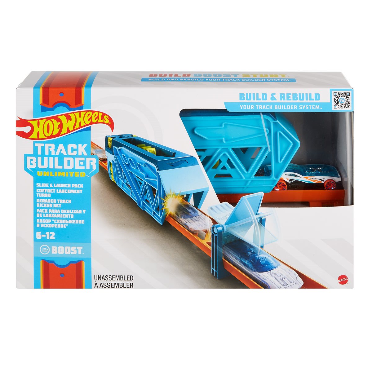 Hot Wheels Track Builder Unlimited Rapid Launch Builder Box, for Kids 6  Years & Up 