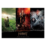 The Hobbit Trilogy There and Back Again MightyPrint Wall Art Print