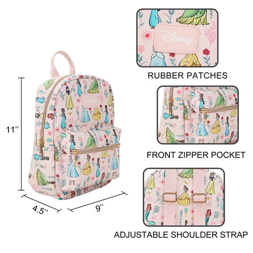 Disney Princesses All Over Print Mini-Backpack