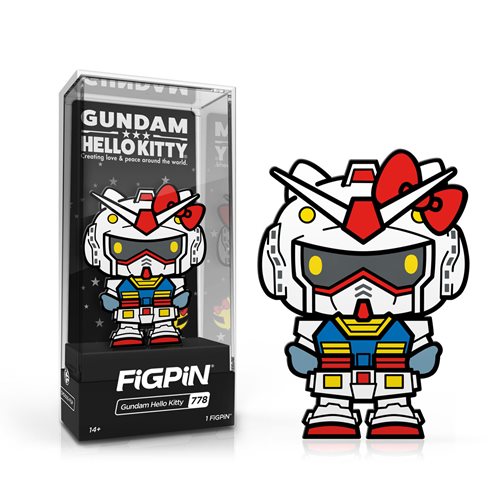 Gundam x Hello Kitty Gundam Hello Kitty FiGPiN Classic 3-Inch Enamel Pin