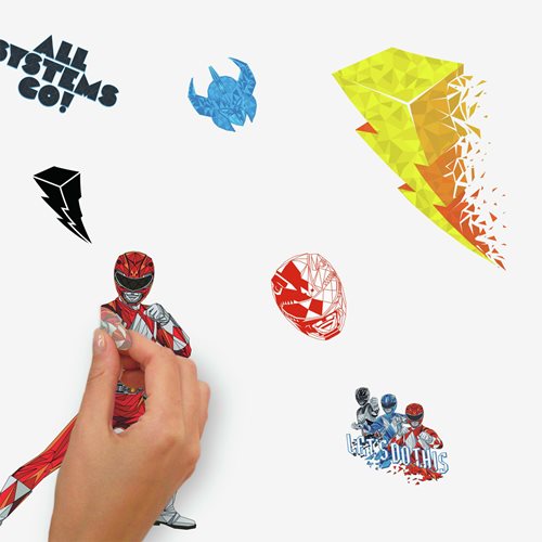 Power Rangers Peel and Stick Wall Decals