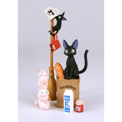 Kiki's Delivery Service Jiji Nosechara Stacking Figure Set