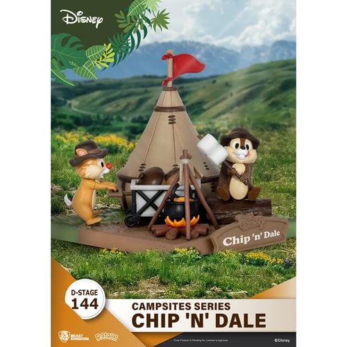 Disney Campsites Series Chip 'n Dale DS-144 D-Stage Statue