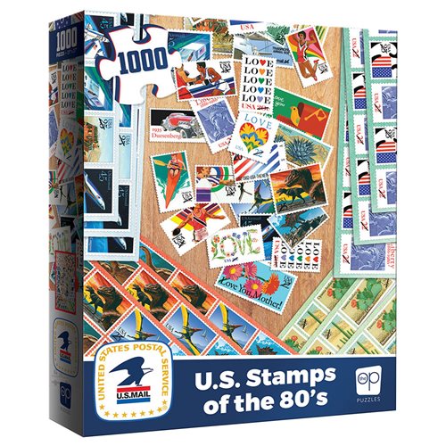 USPS U.S. Stamps 80's 1,000-Piece Puzzle