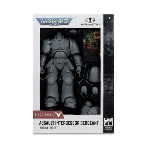 Warhammer 40,000 Wave 11 Blood Angel Assault Intercessor Sergeant Artist Proof 7-Inch Scale Action F