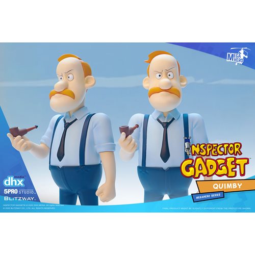 Inspector Gadget Chief Quimby Megahero Series Action Figure