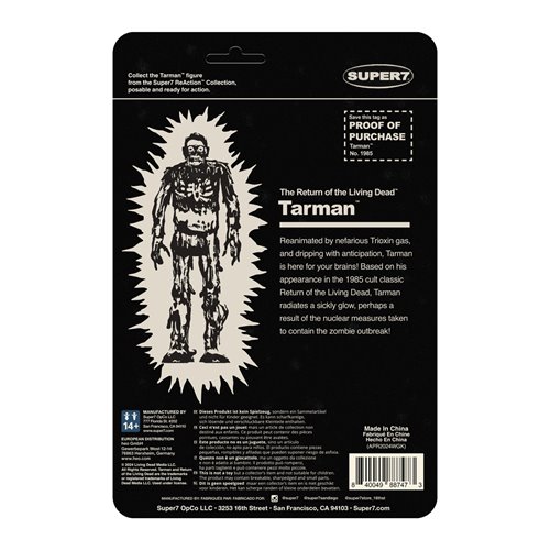 Return of the Living Dead Tarman (Monster Glow) 3 3/4-Inch ReAction Figure