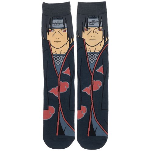 Naruto Itachi 360 Character Crew Sock