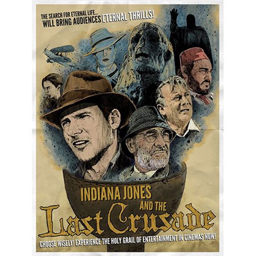 Indiana Jones Eternal Thrills by J.J. Lendl Lithograph Art Print