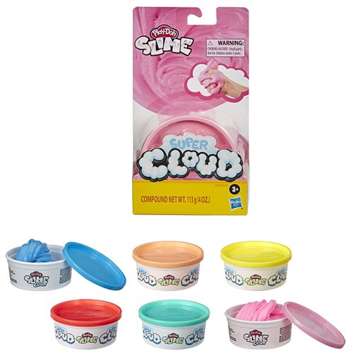Play-Doh Super Cloud Slime Single Cans Wave 2 Case