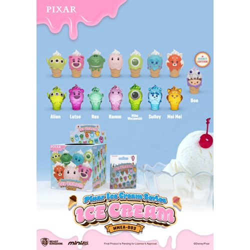 Pixar Ice Cream Series MMEA-003 Mini-Figure Blind Box Case of 24