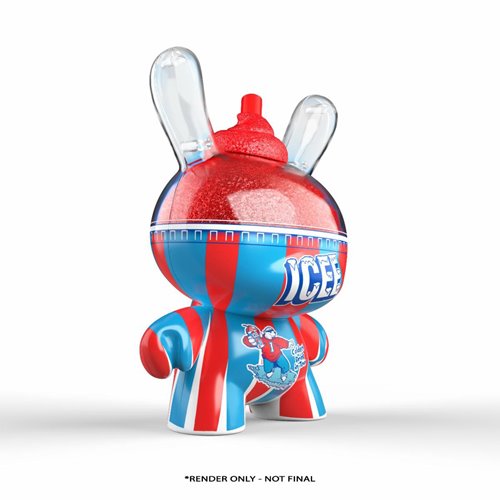 Kidrobot x ICEE Cherry ICEE 8-Inch Resin Dunny Art Statue
