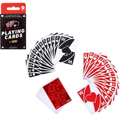 Wild Twists Playing Cards by UNO