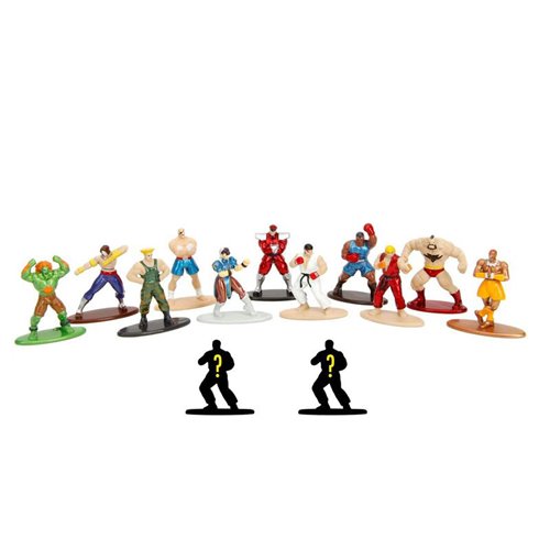 Street Fighter II Nano MetalFigs Die-Cast Metal Blind Box Mini-Figure Case of 24