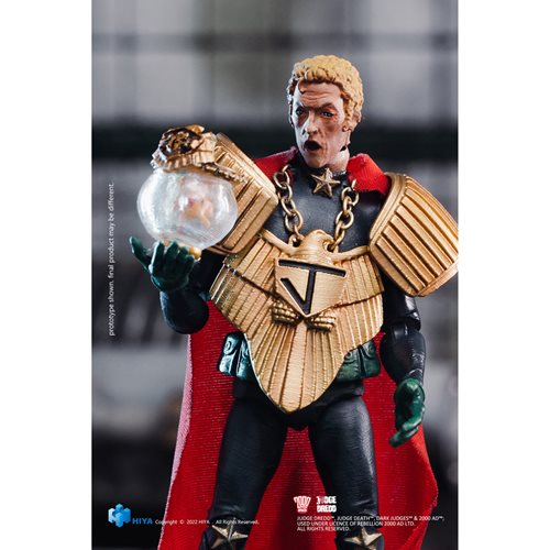 Judge Dredd Chief Judge Caligula 1:18 Scale Exquisite Mini Action Figure - Previews Exclusive