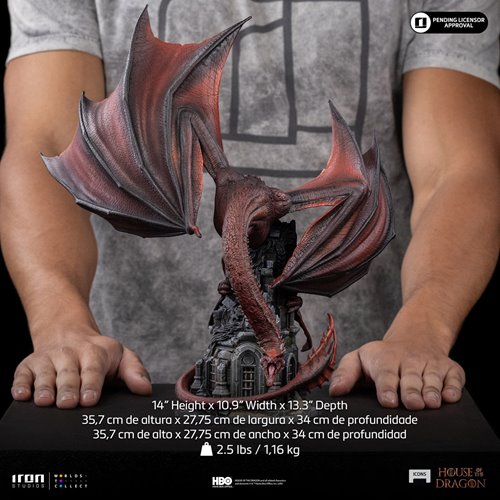 House of the Dragon Caraxes Icons Statue