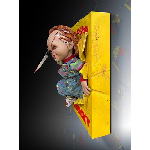 Bride of Chucky Chucky 1:1 Scale Life-Size Wall Sculpture Mount