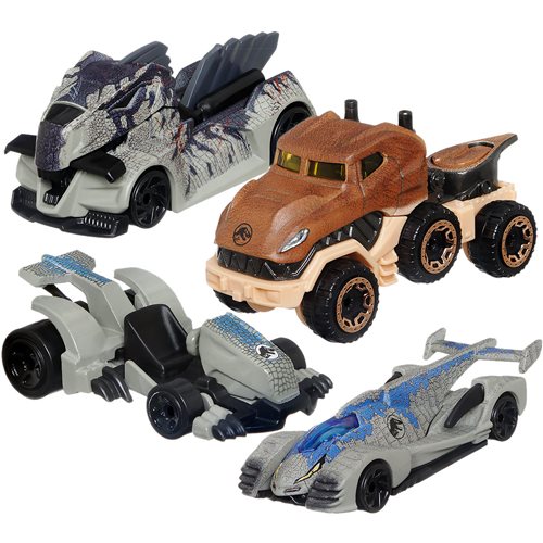 Jurassic World Character Car Case of 4