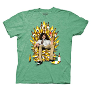 Workaholics Throne of Booze Green T-Shirt