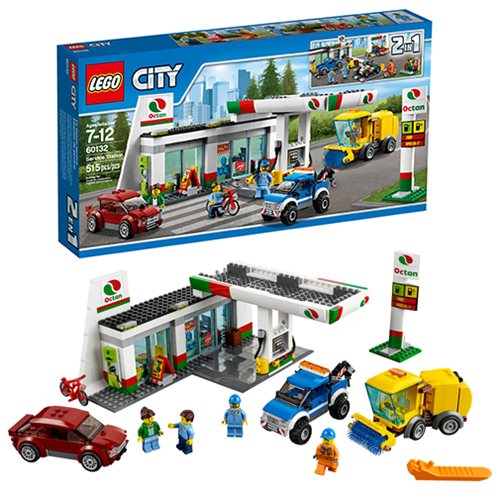 kobling hav det sjovt fangst LEGO City Town 60132 Service Station - Entertainment Earth
