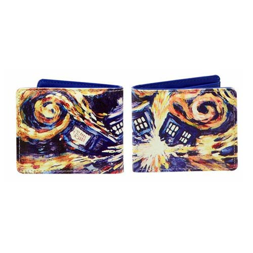 Doctor Who Van Gogh Exploding TARDIS Wallet