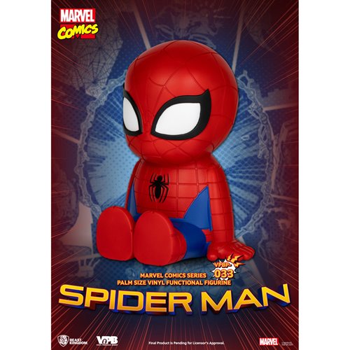 Marvel Comics Spider-Man VPBP-033 Palm Size Vinyl Functional Piggy
