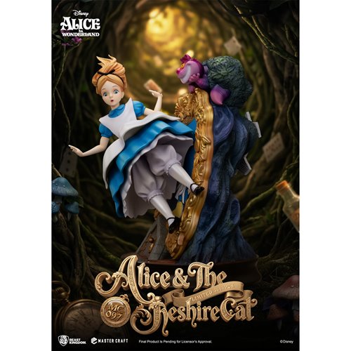 Alice in Wonderland Alice and The Cheshire Cat MC-097 Master Craft Statue